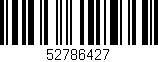 Código de barras (EAN, GTIN, SKU, ISBN): '52786427'