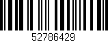 Código de barras (EAN, GTIN, SKU, ISBN): '52786429'