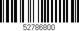 Código de barras (EAN, GTIN, SKU, ISBN): '52786800'