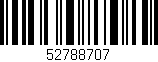 Código de barras (EAN, GTIN, SKU, ISBN): '52788707'