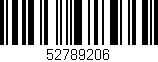 Código de barras (EAN, GTIN, SKU, ISBN): '52789206'