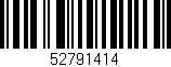 Código de barras (EAN, GTIN, SKU, ISBN): '52791414'