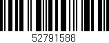 Código de barras (EAN, GTIN, SKU, ISBN): '52791588'