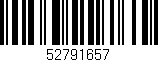 Código de barras (EAN, GTIN, SKU, ISBN): '52791657'
