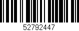 Código de barras (EAN, GTIN, SKU, ISBN): '52792447'
