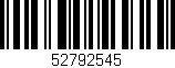 Código de barras (EAN, GTIN, SKU, ISBN): '52792545'