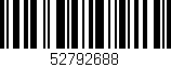 Código de barras (EAN, GTIN, SKU, ISBN): '52792688'