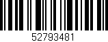 Código de barras (EAN, GTIN, SKU, ISBN): '52793481'