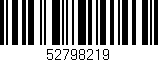 Código de barras (EAN, GTIN, SKU, ISBN): '52798219'