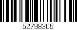 Código de barras (EAN, GTIN, SKU, ISBN): '52798305'