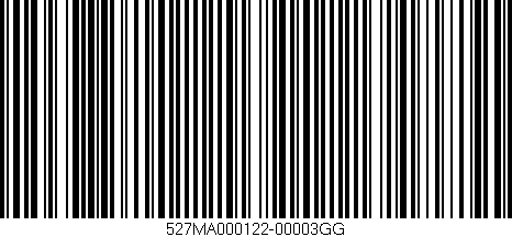 Código de barras (EAN, GTIN, SKU, ISBN): '527MA000122-00003GG'