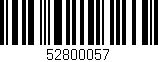 Código de barras (EAN, GTIN, SKU, ISBN): '52800057'