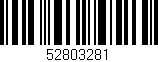 Código de barras (EAN, GTIN, SKU, ISBN): '52803281'