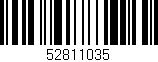 Código de barras (EAN, GTIN, SKU, ISBN): '52811035'