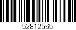 Código de barras (EAN, GTIN, SKU, ISBN): '52812565'