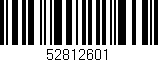 Código de barras (EAN, GTIN, SKU, ISBN): '52812601'