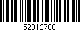 Código de barras (EAN, GTIN, SKU, ISBN): '52812788'