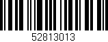 Código de barras (EAN, GTIN, SKU, ISBN): '52813013'