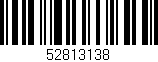 Código de barras (EAN, GTIN, SKU, ISBN): '52813138'