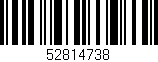 Código de barras (EAN, GTIN, SKU, ISBN): '52814738'