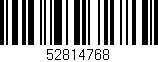Código de barras (EAN, GTIN, SKU, ISBN): '52814768'