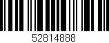 Código de barras (EAN, GTIN, SKU, ISBN): '52814888'