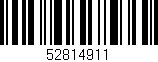 Código de barras (EAN, GTIN, SKU, ISBN): '52814911'