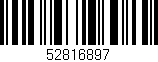 Código de barras (EAN, GTIN, SKU, ISBN): '52816897'