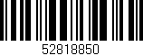 Código de barras (EAN, GTIN, SKU, ISBN): '52818850'