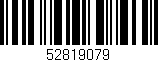 Código de barras (EAN, GTIN, SKU, ISBN): '52819079'