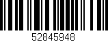 Código de barras (EAN, GTIN, SKU, ISBN): '52845948'