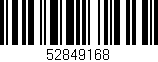 Código de barras (EAN, GTIN, SKU, ISBN): '52849168'