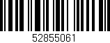 Código de barras (EAN, GTIN, SKU, ISBN): '52855061'