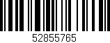 Código de barras (EAN, GTIN, SKU, ISBN): '52855765'