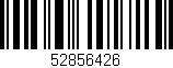 Código de barras (EAN, GTIN, SKU, ISBN): '52856426'