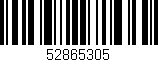 Código de barras (EAN, GTIN, SKU, ISBN): '52865305'