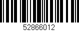 Código de barras (EAN, GTIN, SKU, ISBN): '52866012'