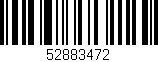 Código de barras (EAN, GTIN, SKU, ISBN): '52883472'