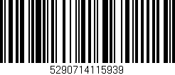 Código de barras (EAN, GTIN, SKU, ISBN): '5290714115939'