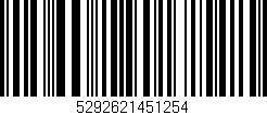 Código de barras (EAN, GTIN, SKU, ISBN): '5292621451254'