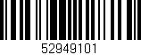 Código de barras (EAN, GTIN, SKU, ISBN): '52949101'