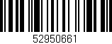 Código de barras (EAN, GTIN, SKU, ISBN): '52950661'