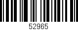 Código de barras (EAN, GTIN, SKU, ISBN): '52965'