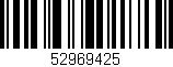Código de barras (EAN, GTIN, SKU, ISBN): '52969425'