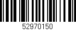 Código de barras (EAN, GTIN, SKU, ISBN): '52970150'