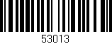 Código de barras (EAN, GTIN, SKU, ISBN): '53013'