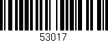 Código de barras (EAN, GTIN, SKU, ISBN): '53017'