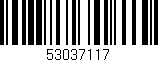 Código de barras (EAN, GTIN, SKU, ISBN): '53037117'