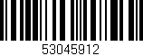 Código de barras (EAN, GTIN, SKU, ISBN): '53045912'