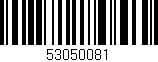 Código de barras (EAN, GTIN, SKU, ISBN): '53050081'